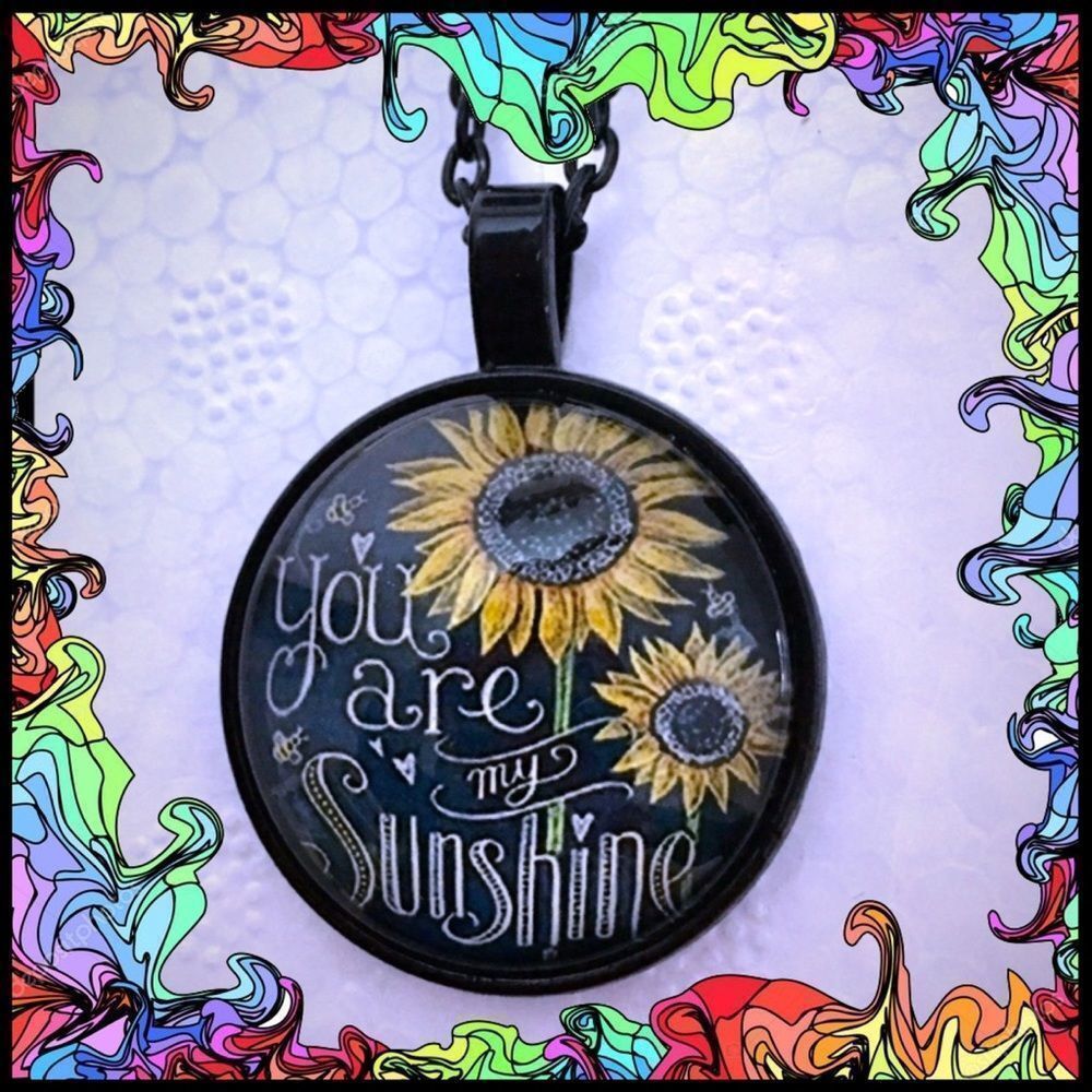 Uplifting Sunflower U R My Sunshine Necklace (M2)